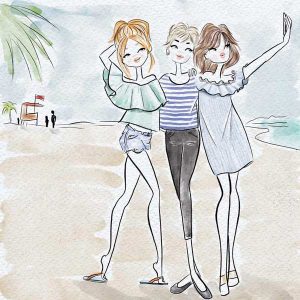 friends-at-the-beach-selfie-travel-vacation