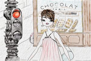 chocolat-paris-illustration-street-woman-parissienne