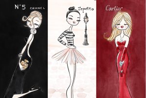 illustration-advertisment-repetto-channel-cartier