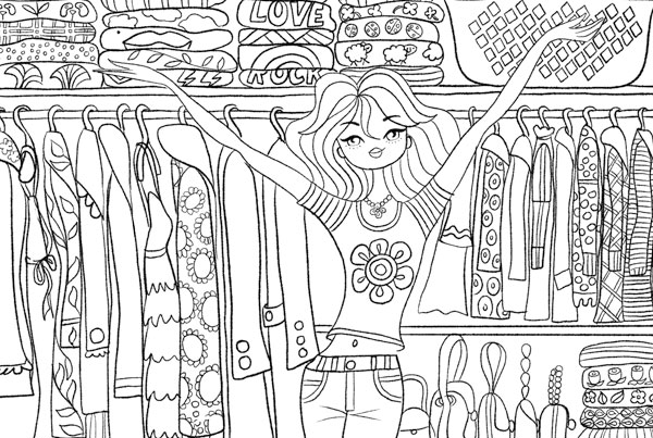Free Coloring book page
