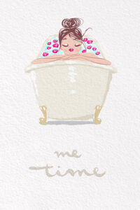 illustration-woman-floral-relaxing-bath-well-being